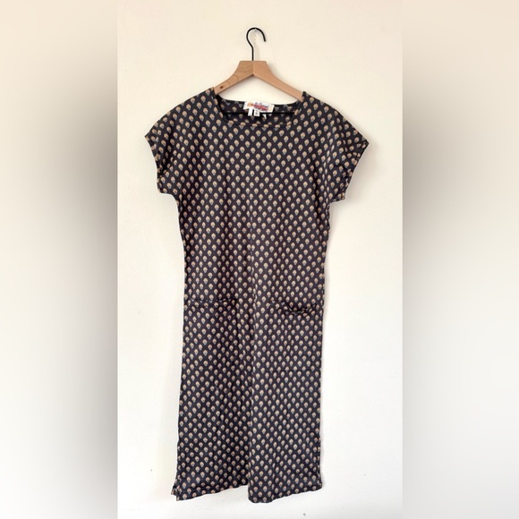 Cotton Vintage 80s Souleiado dress - Picture 1 of 6